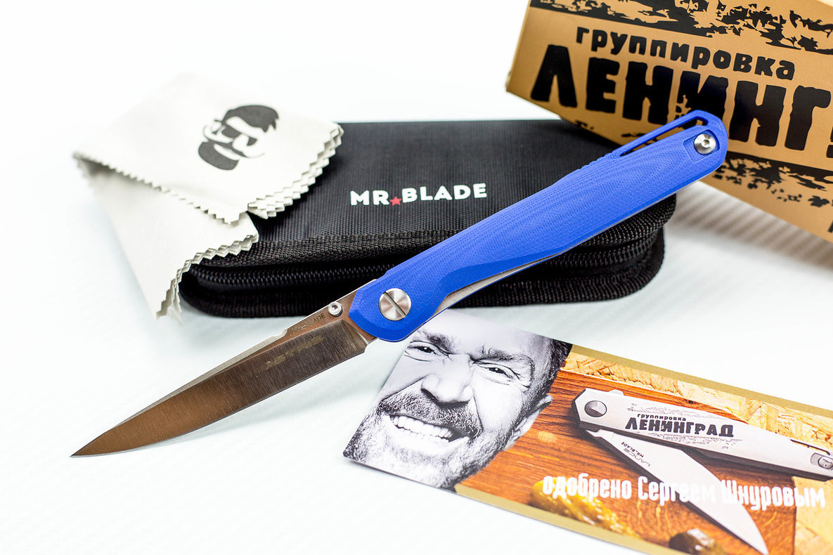 Складной нож Astris Blue D2/G10 от Сергея Шнурова