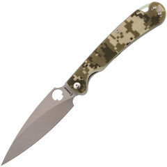 Фото Складной нож Daggerr Sting XL camo BB, сталь VG-10, рукоять G10