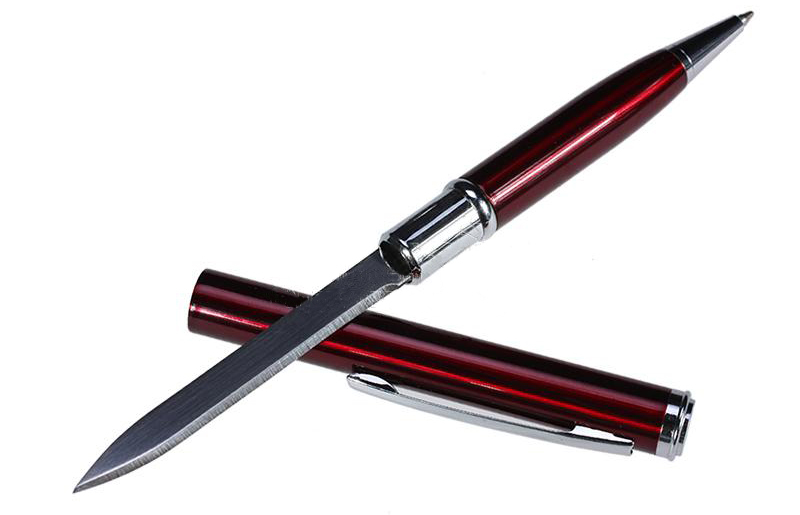 Скрытая ручка-нож Штурм, красная от Ножиков