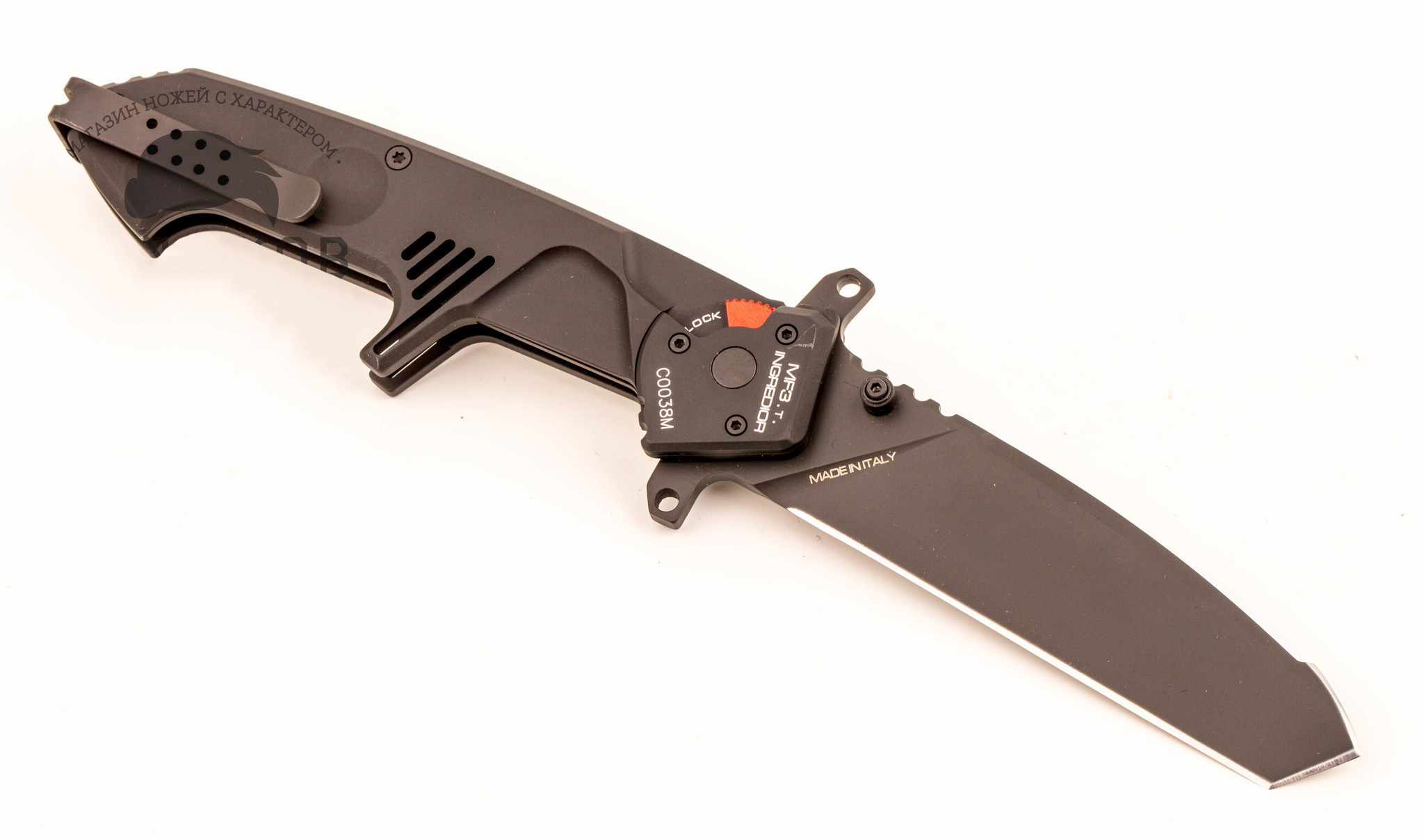 Складной нож Extrema Ratio MF3 Ingredior Tanto Black, сталь Bhler N690, рукоять алюминиевый сплав - фото 4