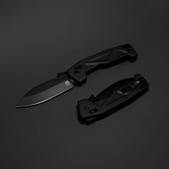 Фото Складной нож Obertech ns-03 Drop point, сталь VG-10, рукоять G10, черный