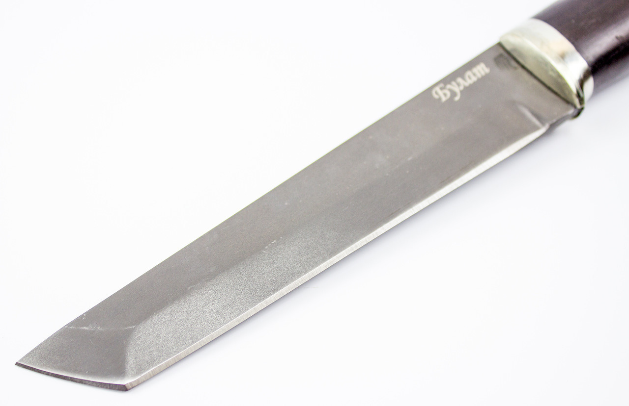 Нож Японец, сталь булат, граб - фото 3