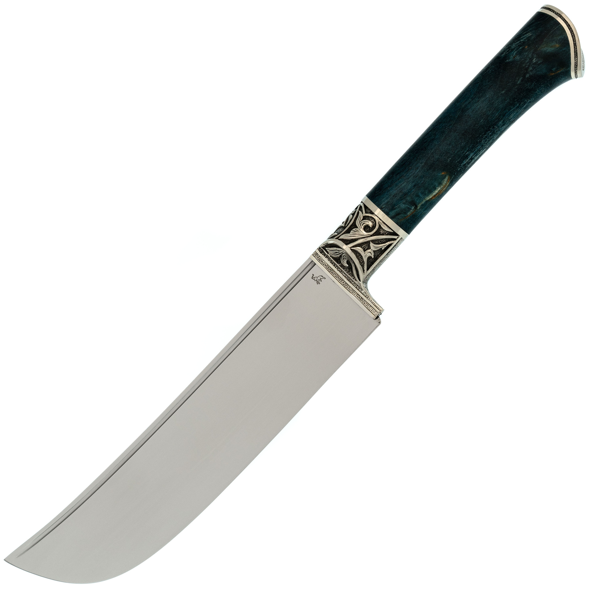Пчак Большой C14, сталь 95х18, рукоять карельская береза/мельхиор нож чеглок аир карельская береза 95х18