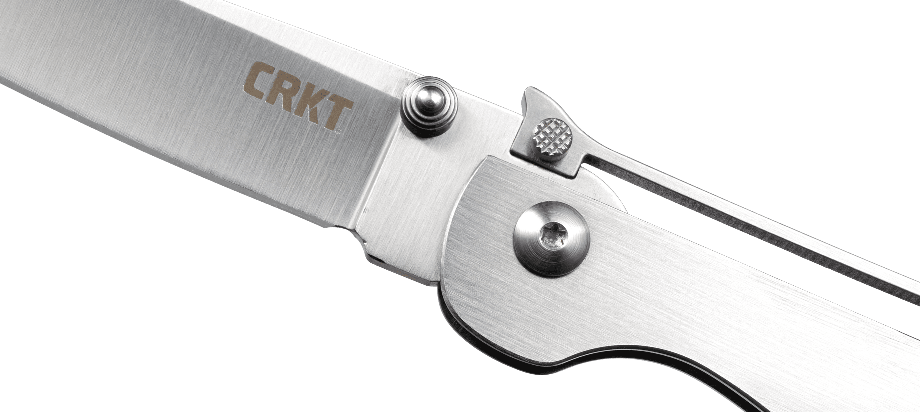 Складной нож CRKT Offbeat, сталь 8Cr13MoV, рукоять из нержавеющей стали - фото 4