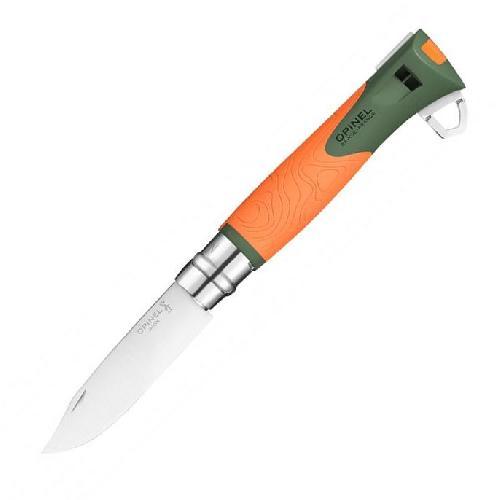 Складной нож Opinel №12 Explore, оранжевый, блистер, сталь Sandvik 12C27