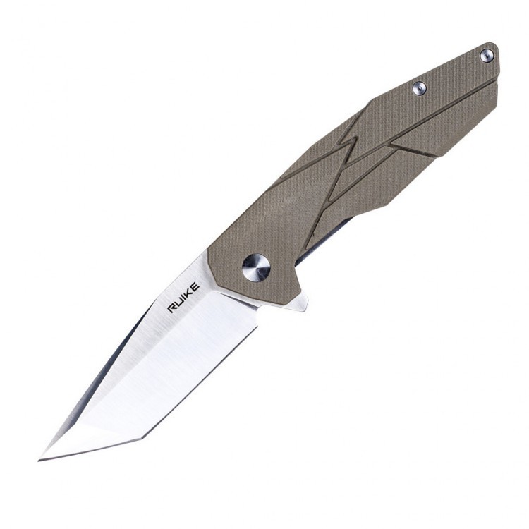 Нож складной Ruike P138-W, серый нож ruike l11 b