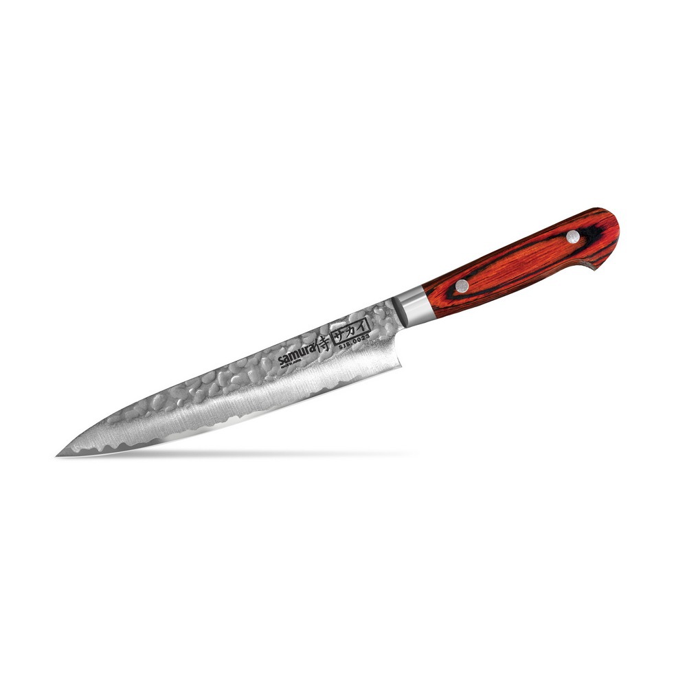 Нож кухонный Samura SAKAI универсальный 150мм, дамаск