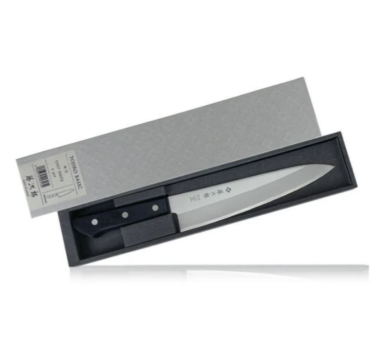 Кухонный нож Шеф Western Knife Tojiro, сталь VG-10, рукоять древесина - фото 3