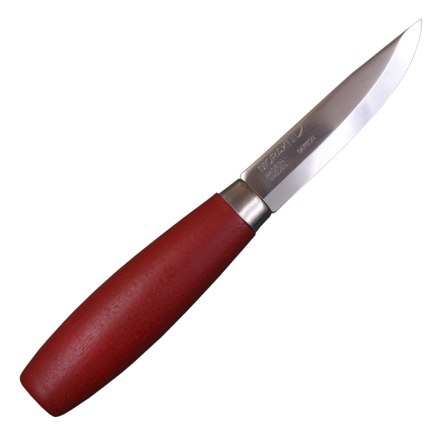 Нож с фиксированным лезвием Classic № 2/0, углеродистая сталь, рукоять из березы, цвет красный