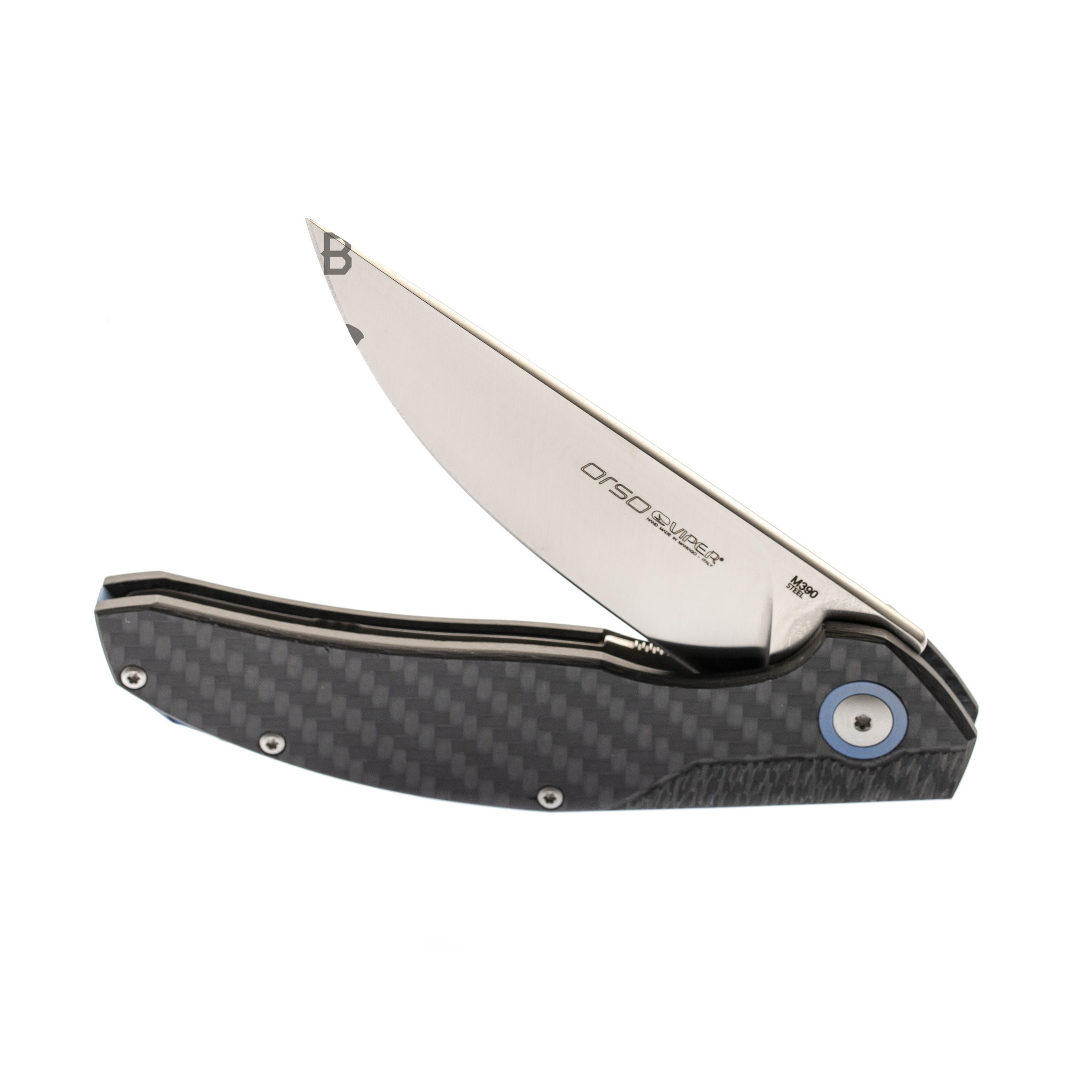 Складной нож Viper Orso, сталь M390 Satin, Carbon fiber - фото 5