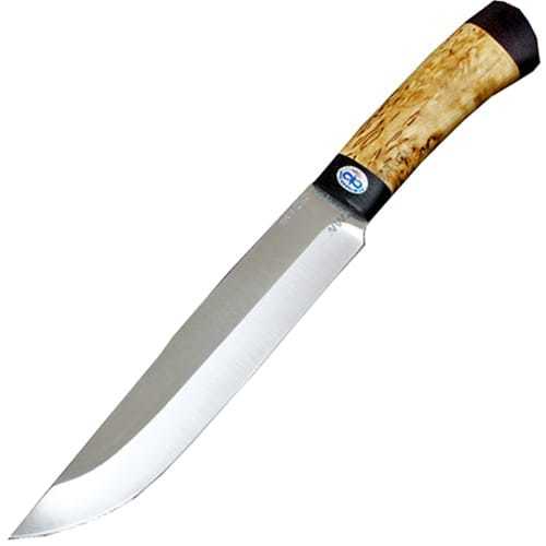 Нож разделочный  Шашлычный-бол.  карельская береза, 95х18