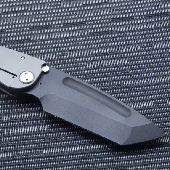 Нож складной Medford Marauder Tanto, сталь D2 PVD, рукоять титановый сплав, серый от Ножиков