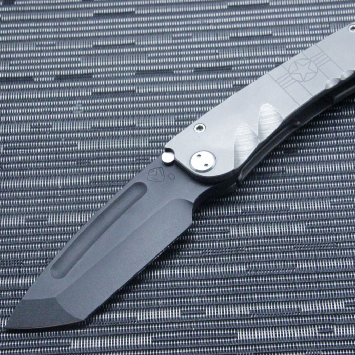 Нож складной Medford Marauder Tanto, сталь D2 PVD, рукоять титановый сплав, серый от Ножиков