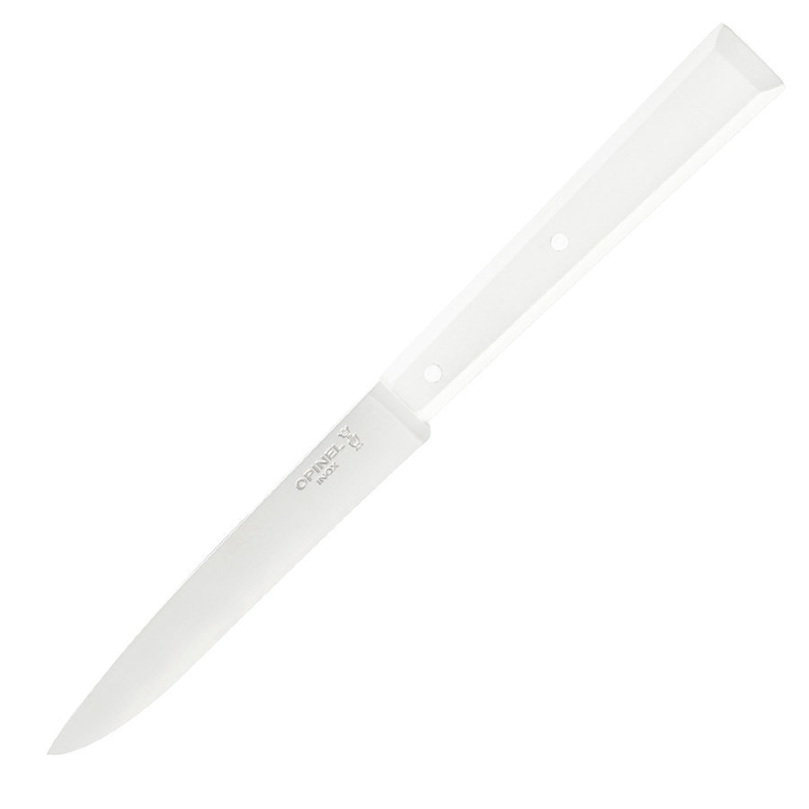 Нож столовый Opinel №125, нержавеющая сталь, белый