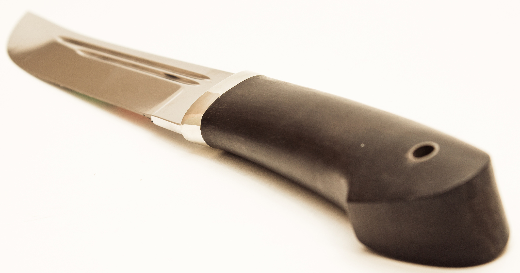 Нож Засапожный Х12МФ, мельхиор - фото 3