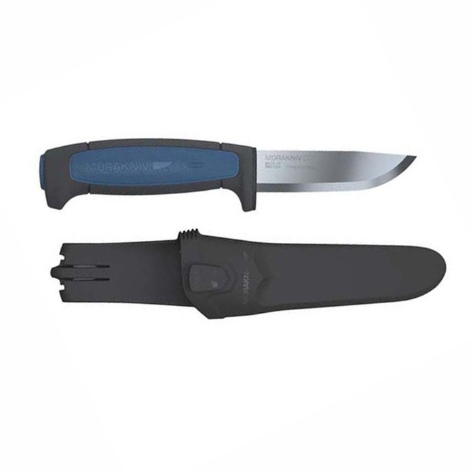 Нож с фиксированным лезвием Morakniv Pro S, сталь Sandvik 12С27, рукоять резина/пластик