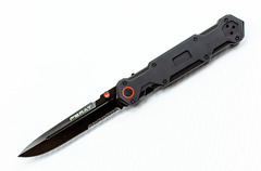 Фото Складной нож Ferat Black serrated, сталь D2, Mr.Blade