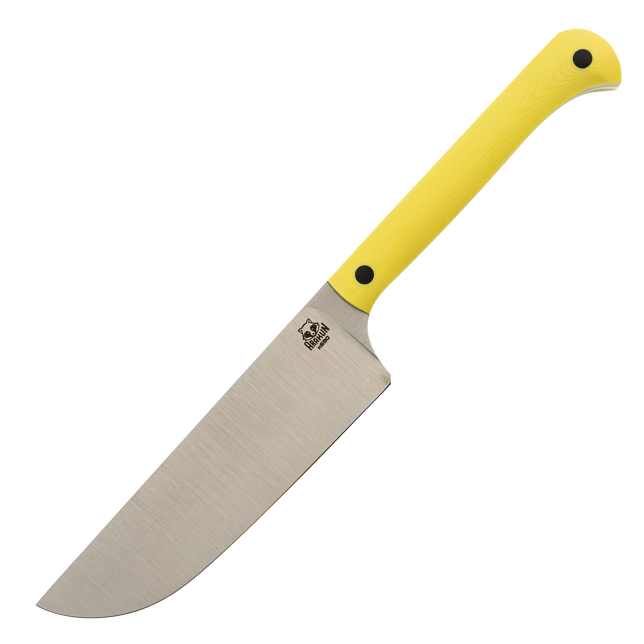 Нож Пчак, сталь N690, рукоять G10, лимонный