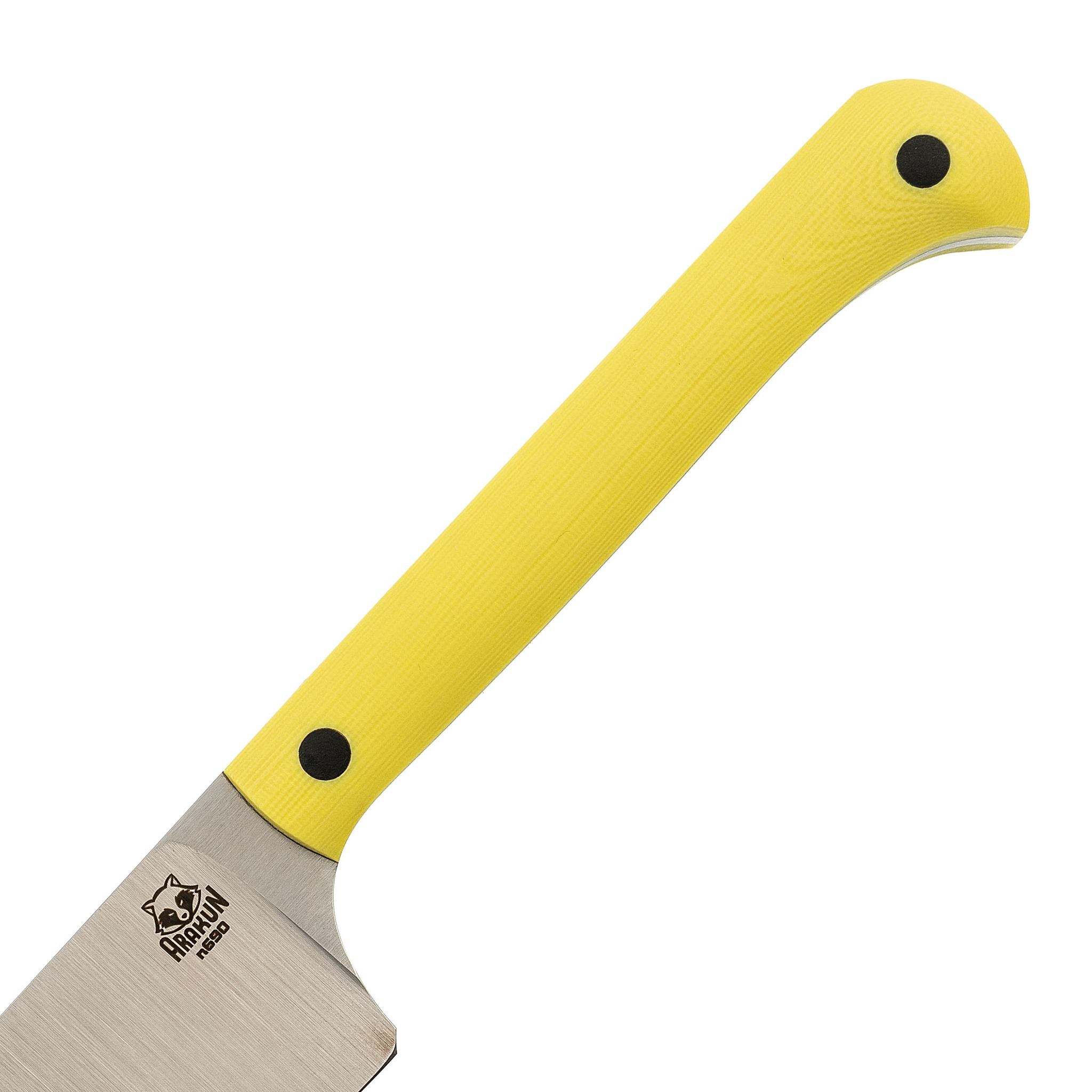 Нож Пчак, сталь N690, рукоять G10, лимонный - фото 3