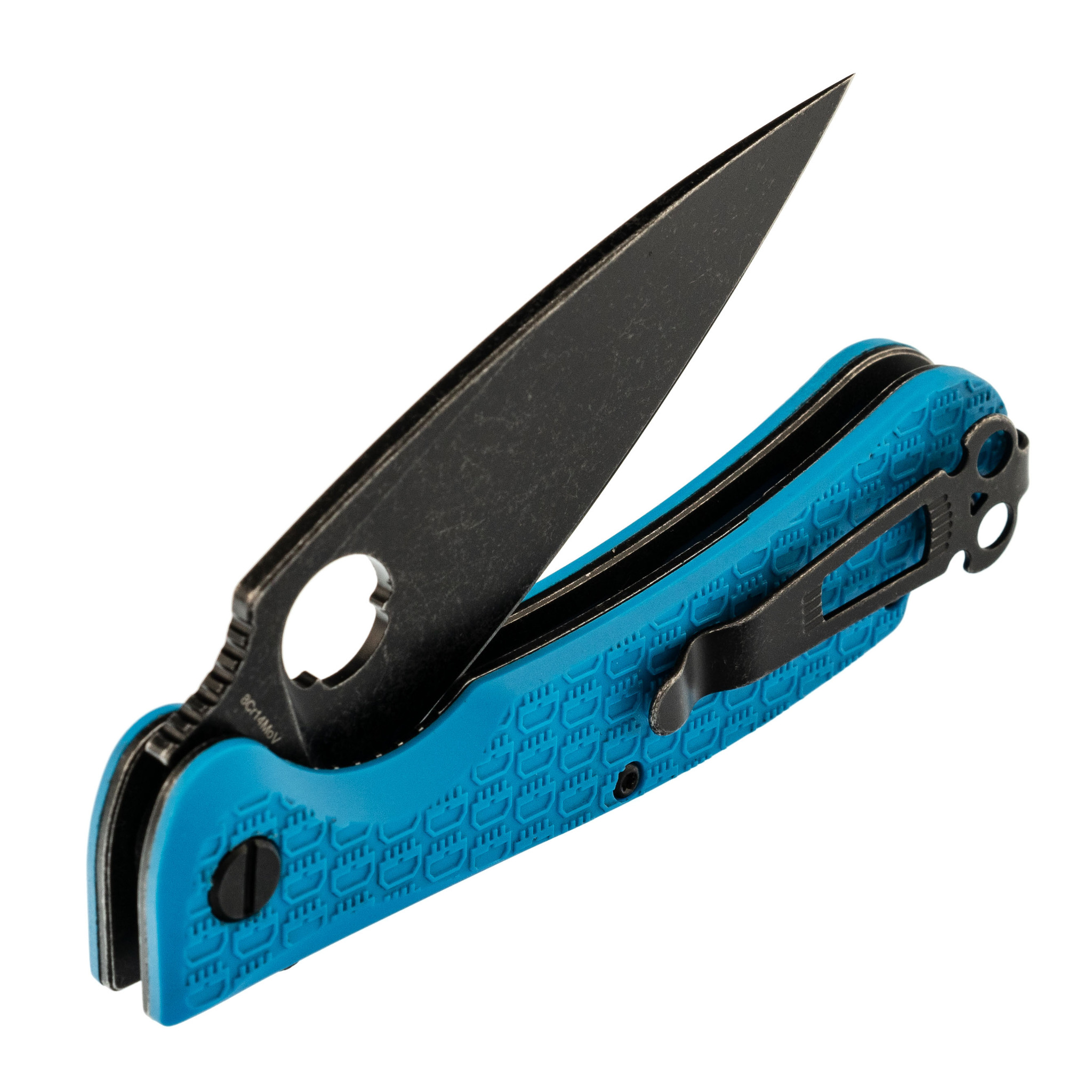 Складной нож Daggerr Resident Blue BW, сталь 8Cr14MoV, рукоять FRN - фото 8