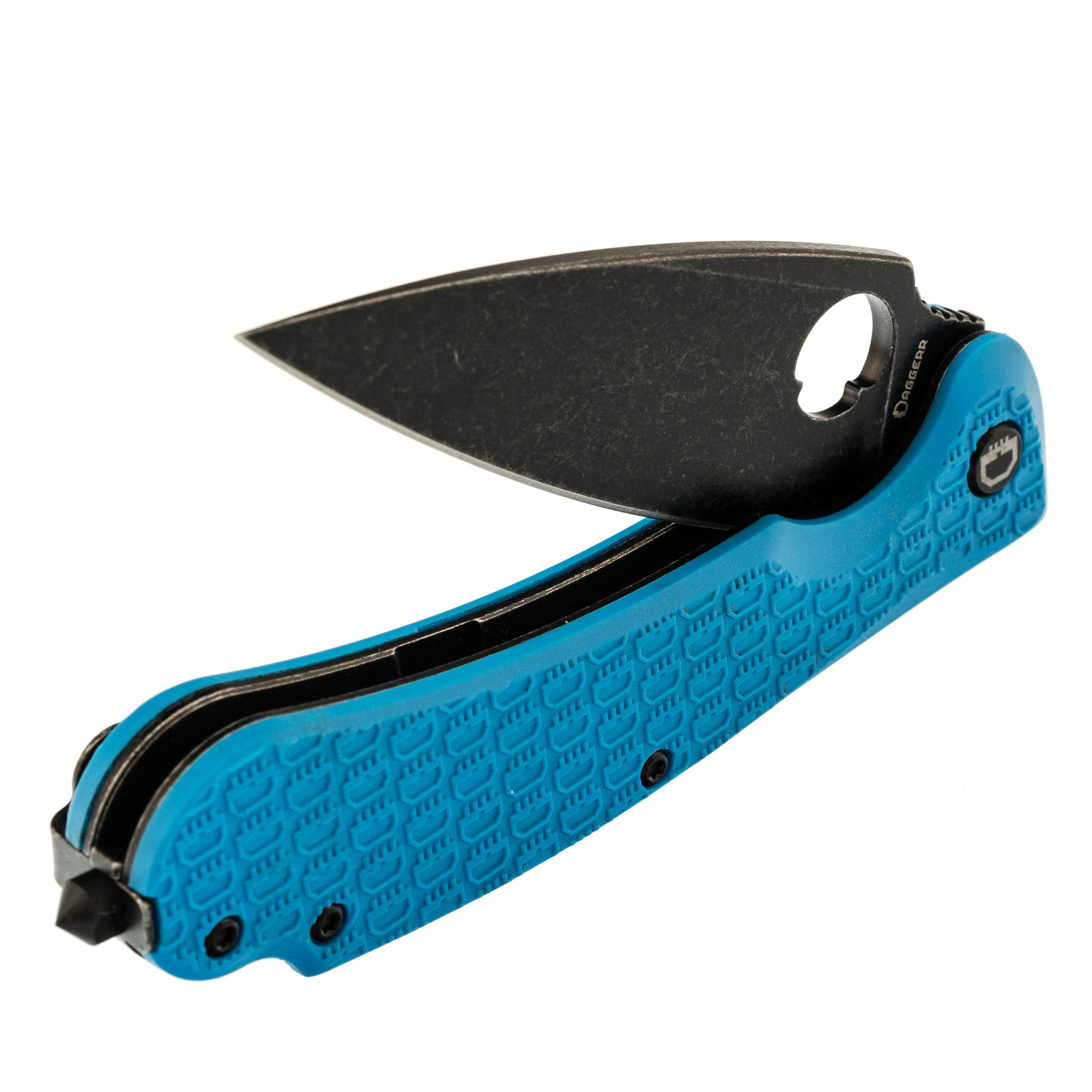 Складной нож Daggerr Resident Blue BW, сталь 8Cr14MoV, рукоять FRN - фото 7