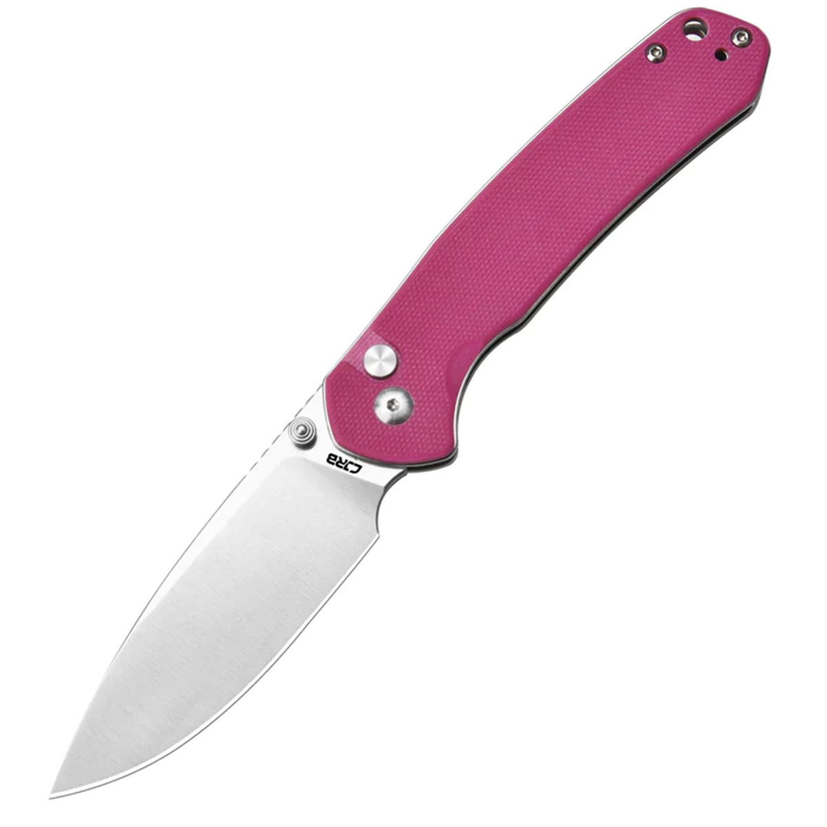 Складной нож CJRB Pyrite, сталь AR-RPM9, рукоять G10 розовый