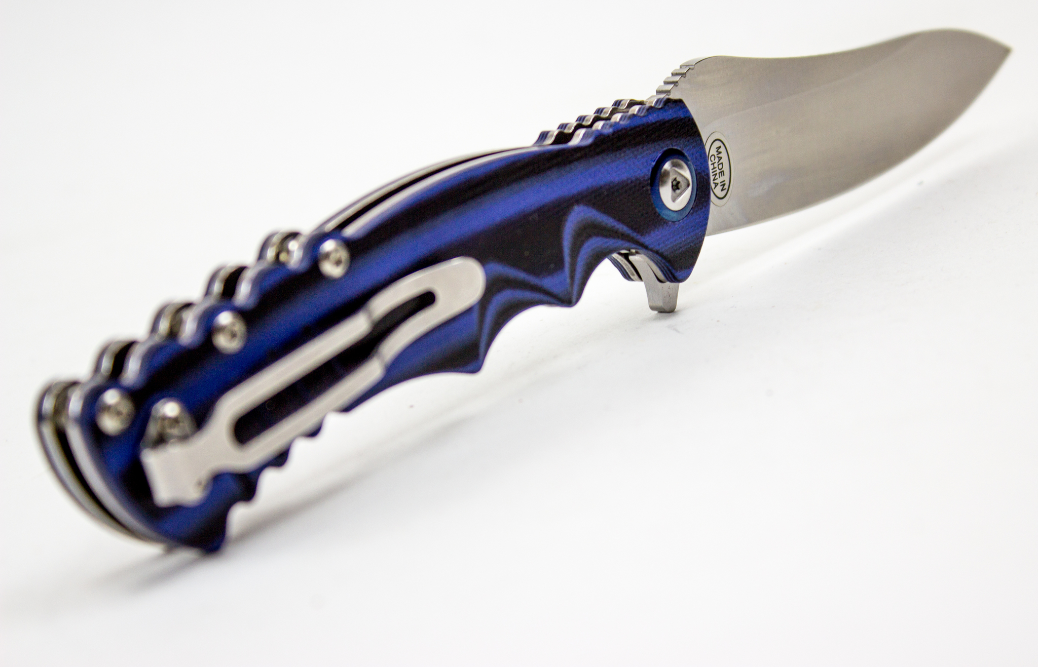 Складной нож Шакс, сталь 9Cr18MoV, синий - фото 3