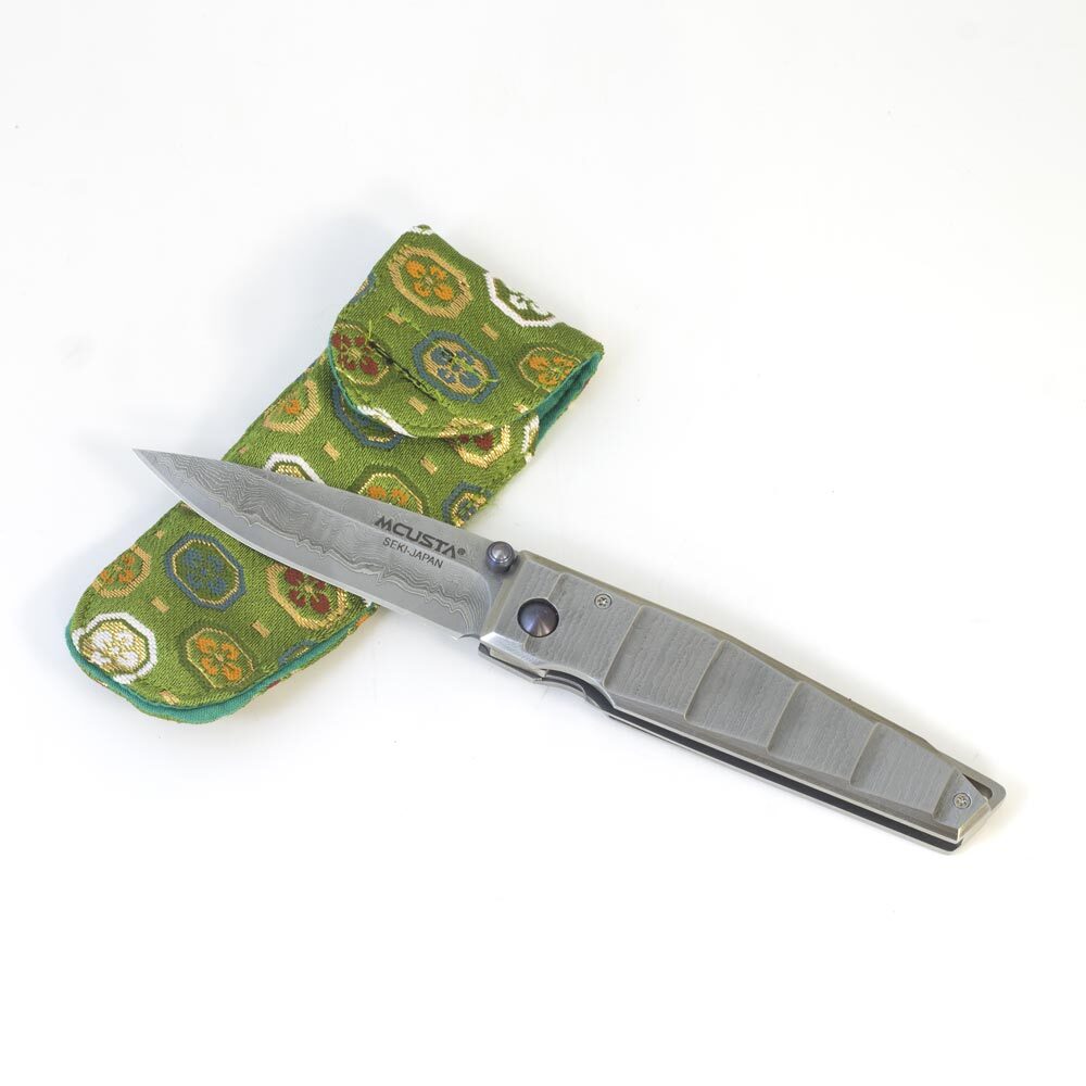 фото Складной нож mcusta shinra katana mc-0035d, сталь vg-10, рукоять damascus steel