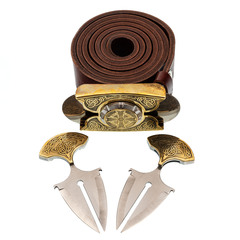 Фото Ремень-нож Кельт Крест Keeperbelt, латунь