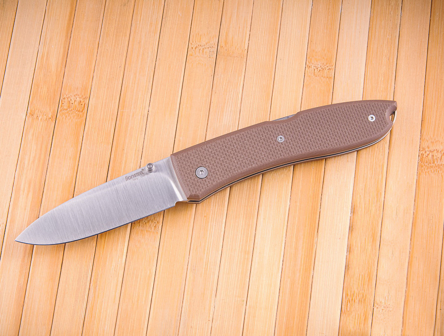 Нож складной Lionsteel Big Opera 8810 SN, сталь D2, рукоять G-10, коричневый от Ножиков