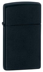 Фото Зажигалка ZIPPO Black Matte, латунь с порошковым покрытием, черный, матовая, 30х55х10 мм