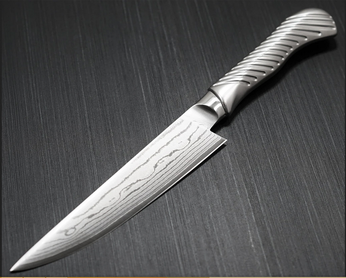 Кухонный Нож для Стейка, Service Knife, Tojiro, FD-707, сталь VG-10, в картонной коробке - фото 4