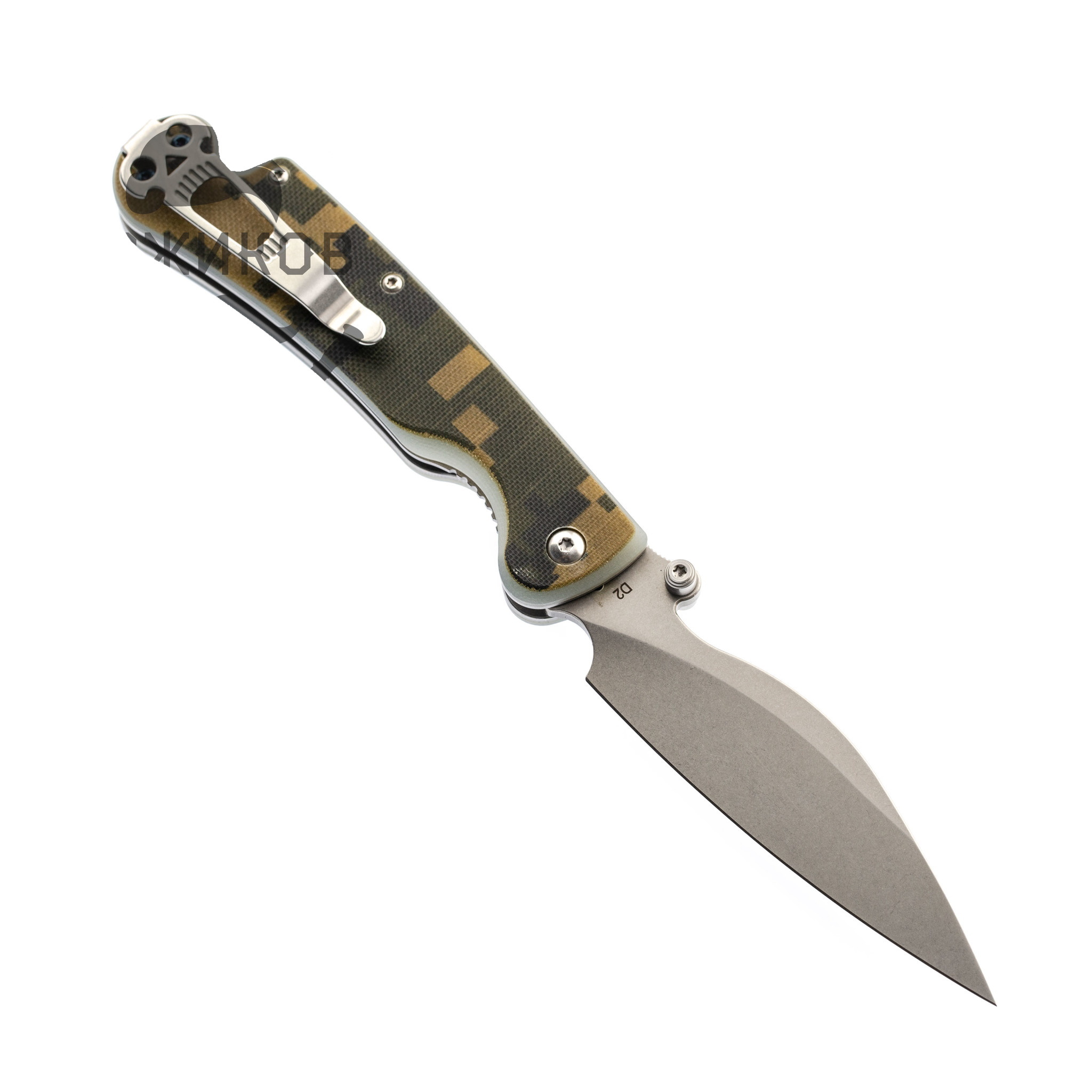 Складной нож Daggerr Pelican Camouflage, сталь D2, G10 - фото 3