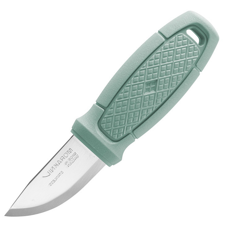 Нож Morakniv Eldris LightDuty 13855, нержавеющая сталь, рукоять резинопластик, мятный