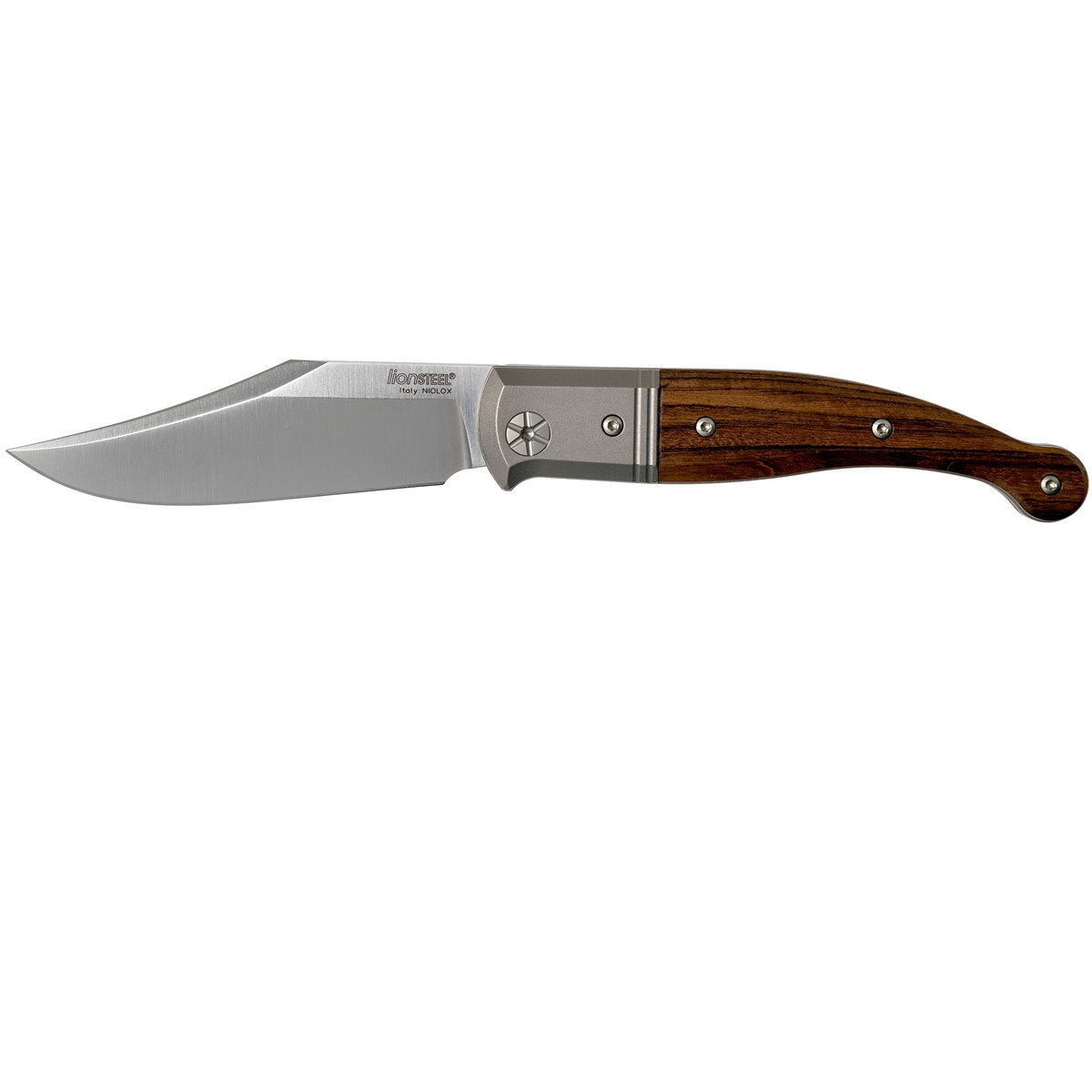 Складной нож LionSteel Gitano, сталь Niolox, рукоять Santos wood от Ножиков