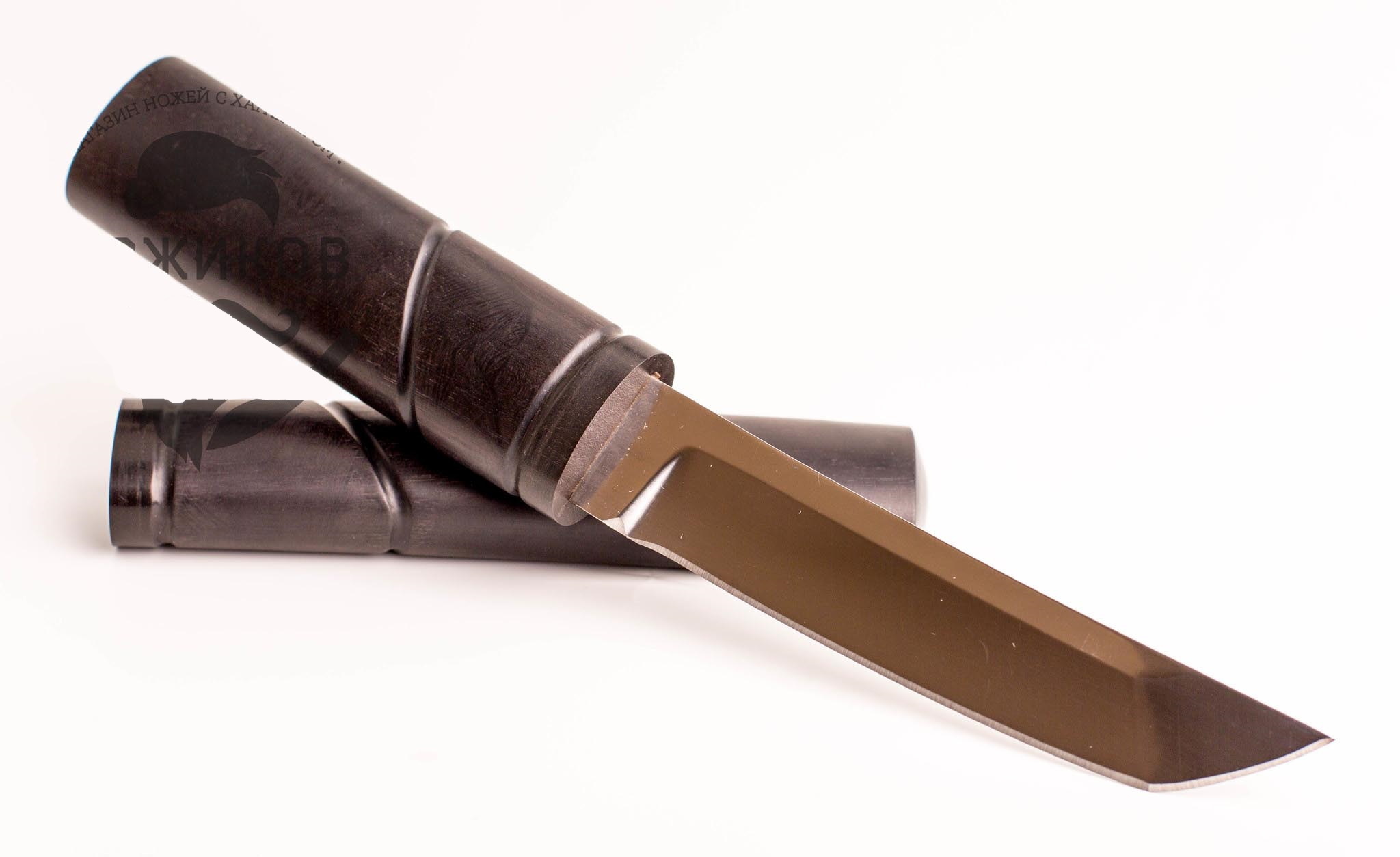 Нож Танто резной, сталь х12мф, 250 мм от Ножиков