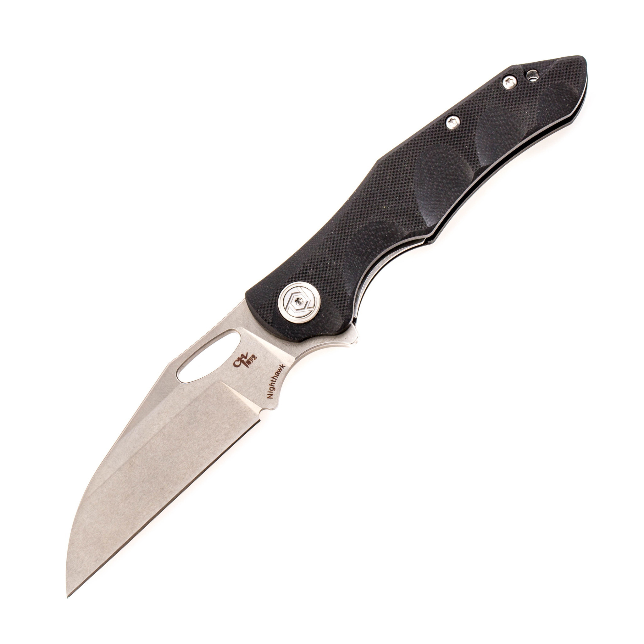 фото Складной нож ch night hawk, сталь d2, черный ch outdoor knife