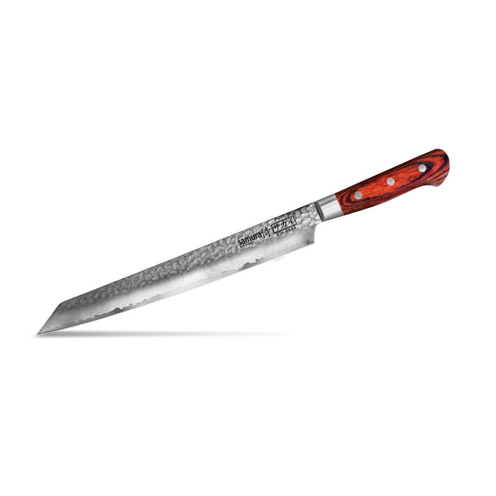 Нож кухонный Samura SAKAI Янагиба 270мм, дамаск