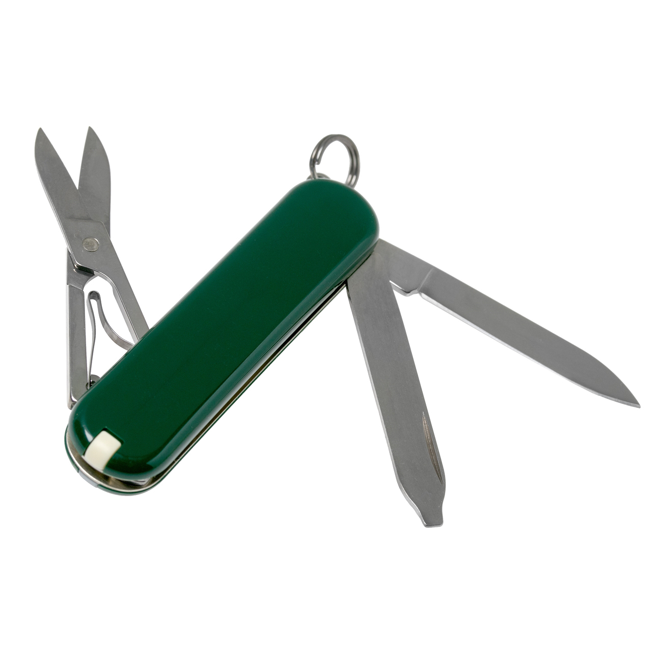 Нож перочинный Victorinox Classic, сталь X55CrMo14, рукоять Cellidor®, зеленый - фото 4