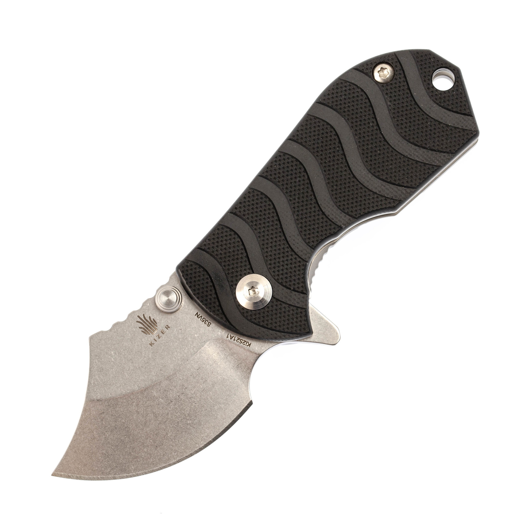 Складной нож Kizer Flip Shank, сталь CPM S35VN, рукоять титан/G10 - фото 1