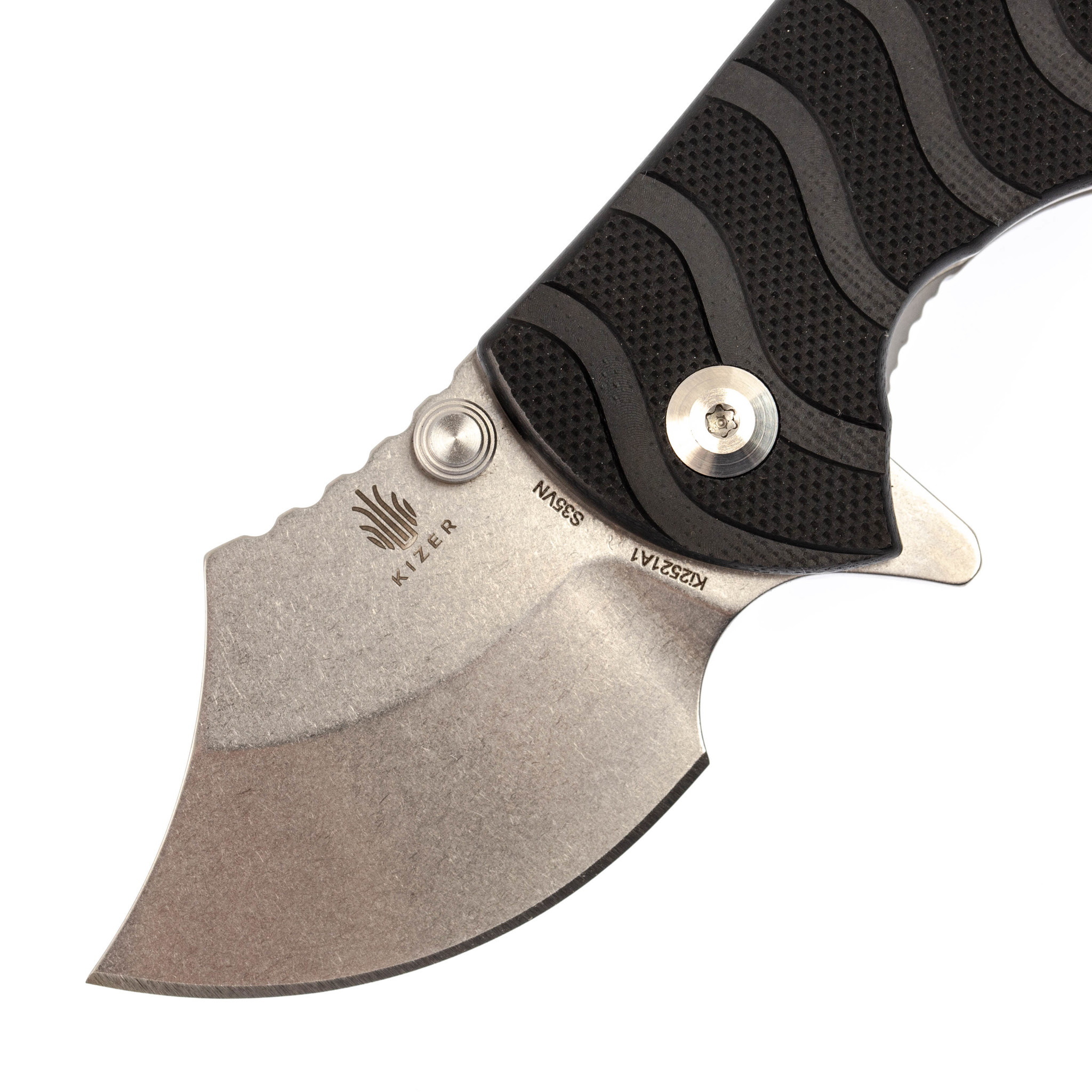 Складной нож Kizer Flip Shank, сталь CPM S35VN, рукоять титан/G10 от Ножиков