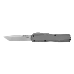 Фото Фронтальный автоматический нож Kershaw Livewire Tanto, сталь MagnaCut, рукоять алюминий, серый