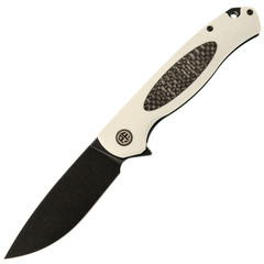 Фото Складной нож Petrified Fish Stamp, сталь D2, G10/карбон