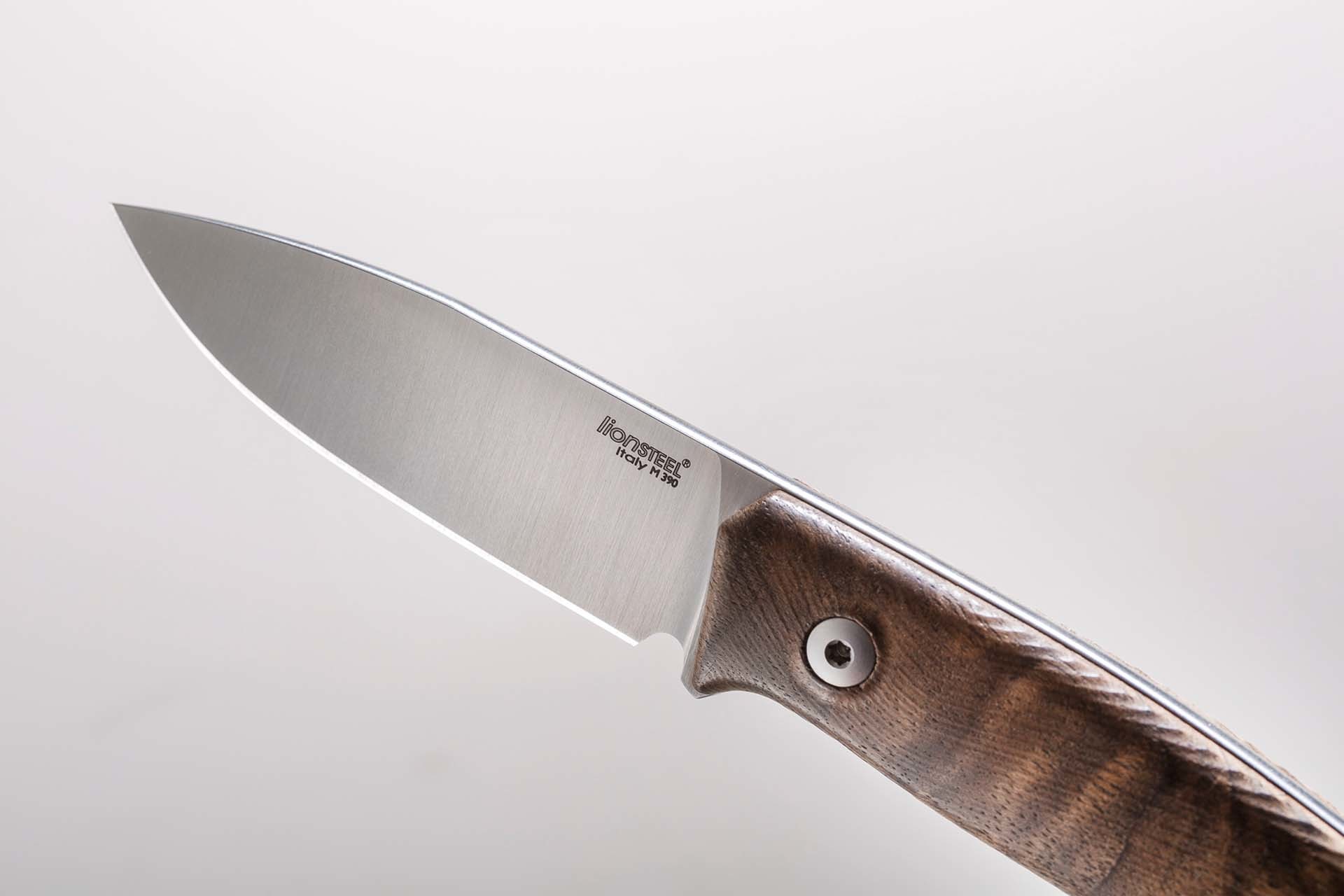 Нож Lionsteel M1 WN, сталь M390, рукоять ореховое дерево от Ножиков
