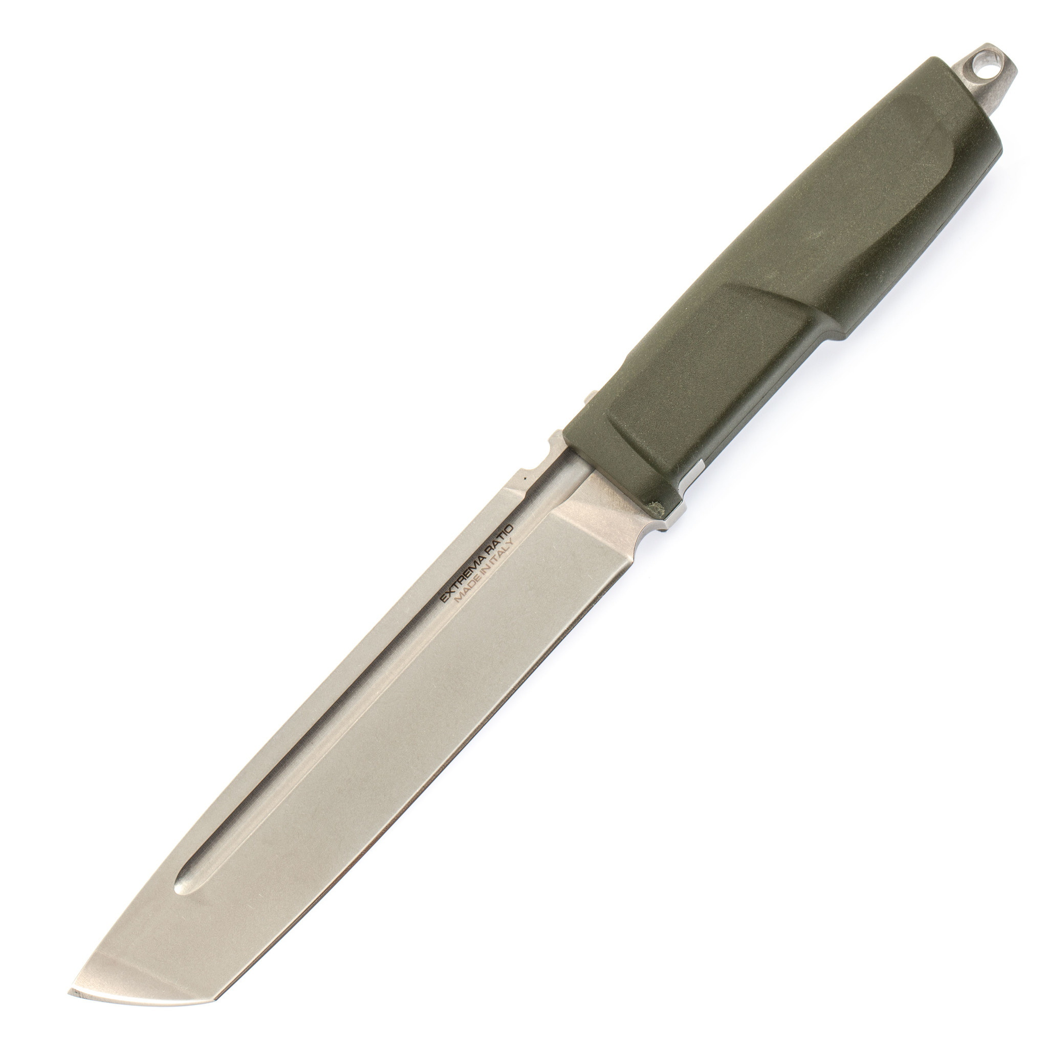 фото Тактический нож extrema ratio giant mamba, сталь n690 stonewash, рукоять болотно-коричневая forprene