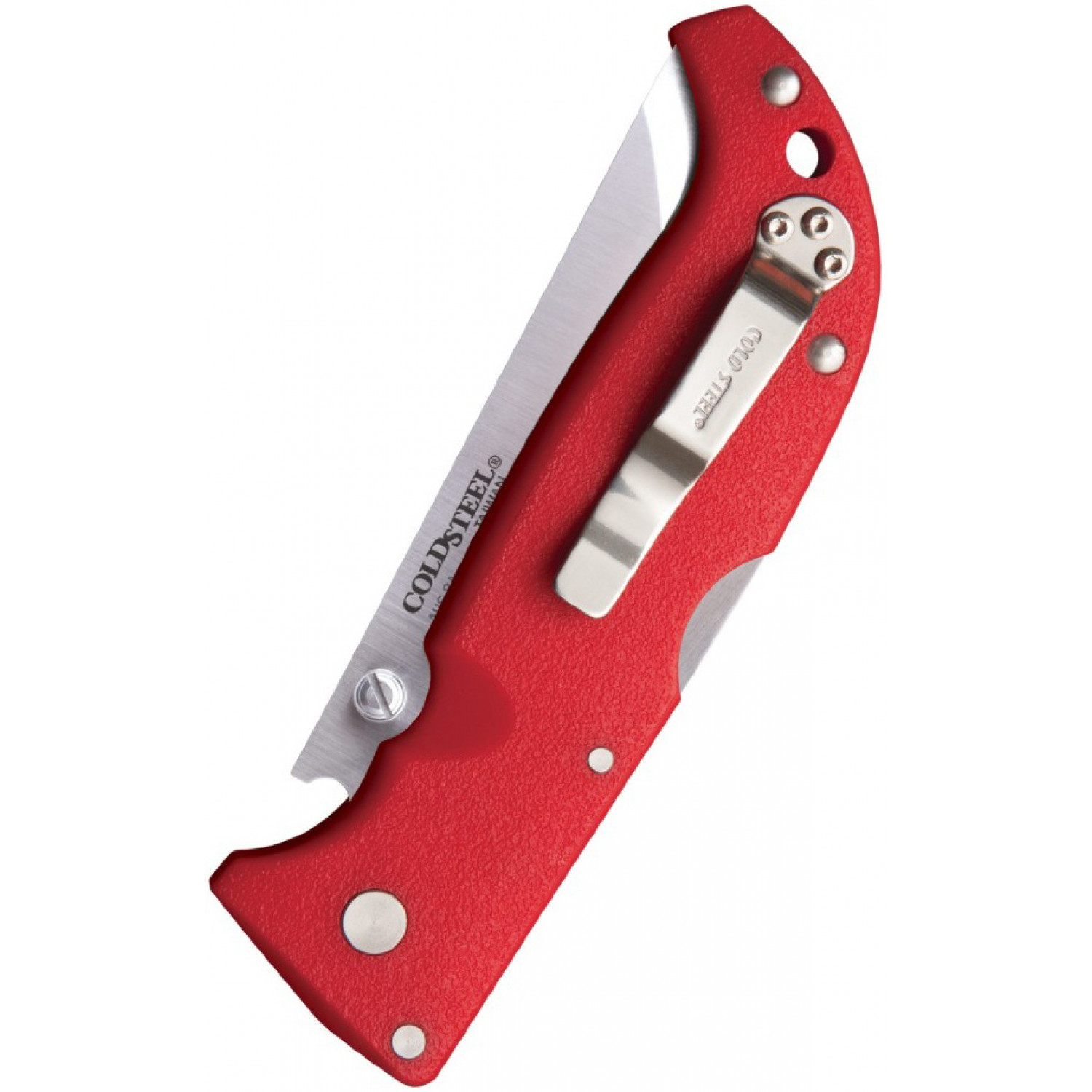 Складной нож Finn Wolf (Red) - Cold Steel 20NPRDZ, сталь AUS 8A, рукоять Grivory® (пластик) - фото 3
