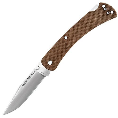Складной нож Buck Folding Hunter Slim Pro 0110BRS4, сталь S30V, рукоять микарта - фото 1