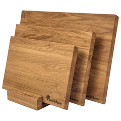 Фото Комплект из 3-х разделочных досок Woodinhome CB002ONKIT3, дуб