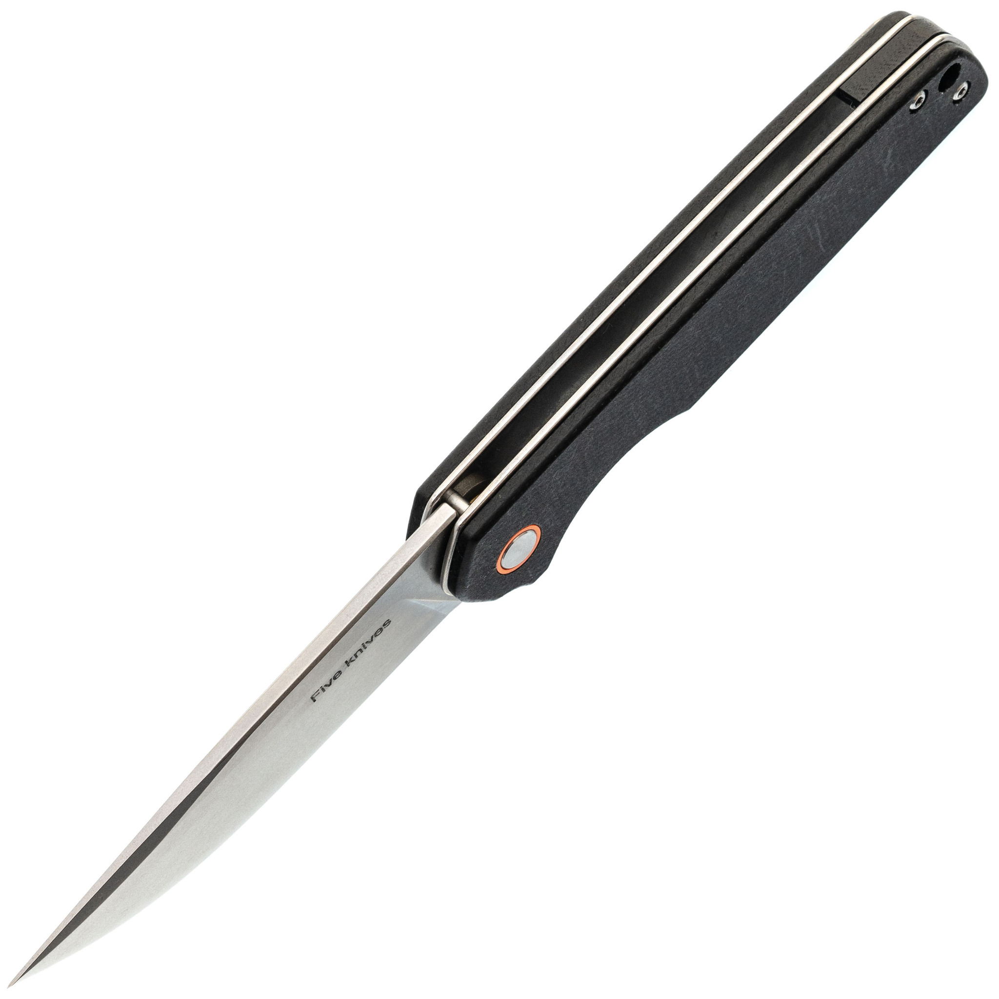 Складной нож Five Knives 18, сталь D2, рукоять микарта, черный - фото 2