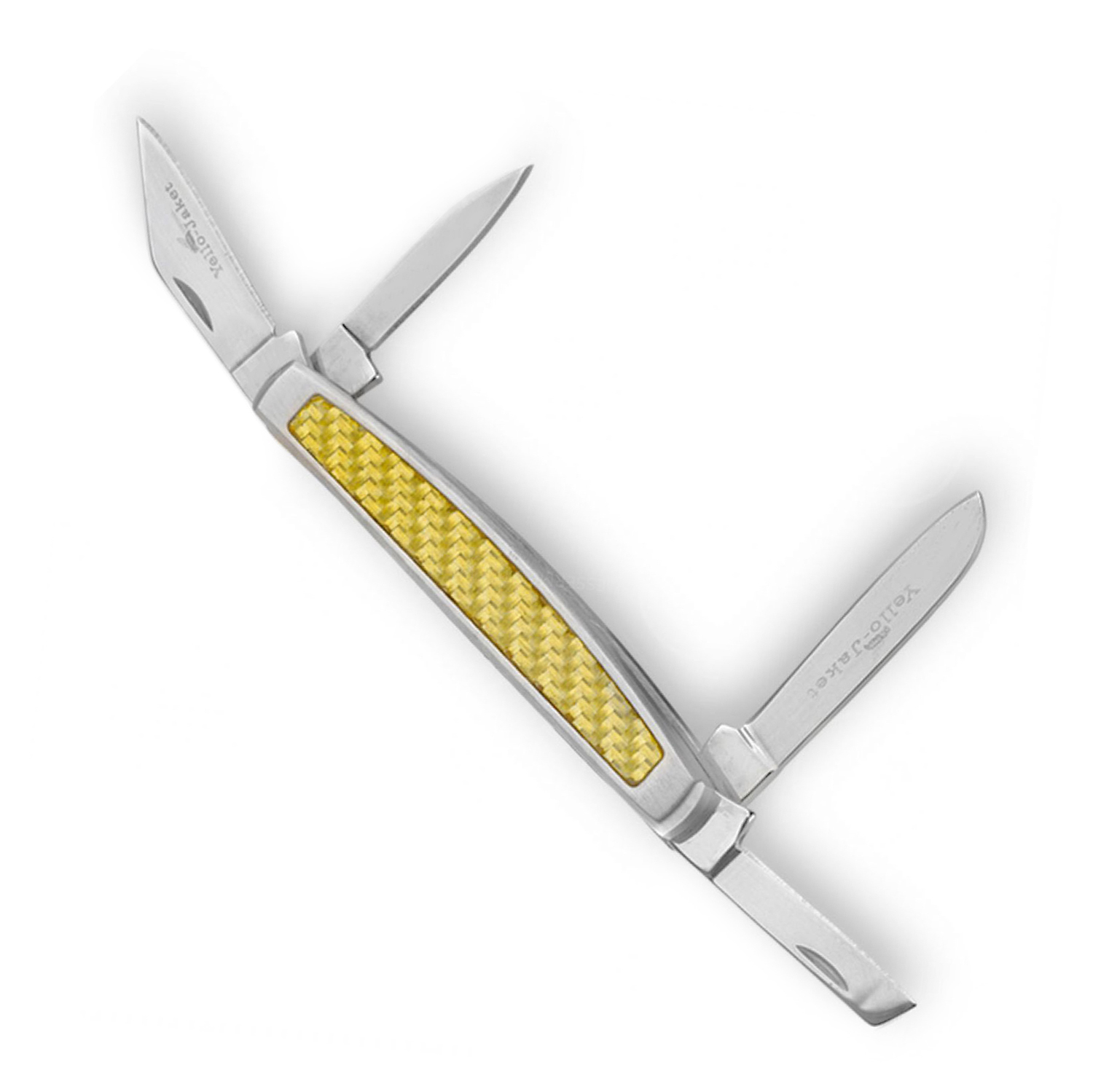 Складной нож Camillus Yello-Jaket 4-blade Congress Pocket, сталь AUS-8, рукоять Carbon Fiber, сталь от Ножиков